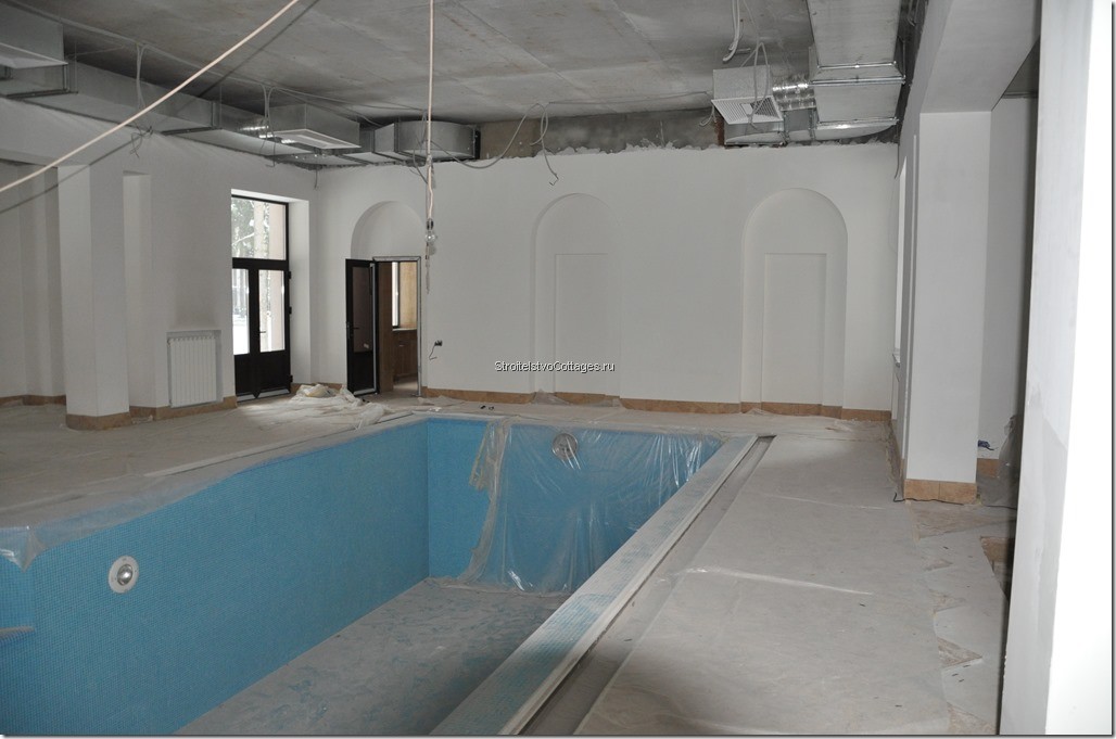 Фото ремонтные работы в бассейне