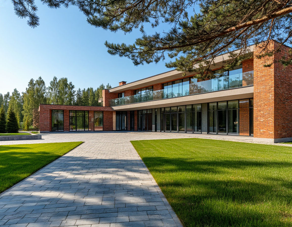 Проект элитного коттеджа в современном стиле Москва