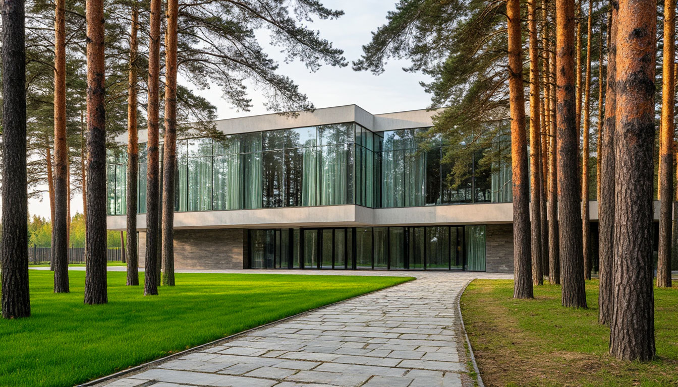 Стоимость большой элитной загородной виллы в Подмосковье