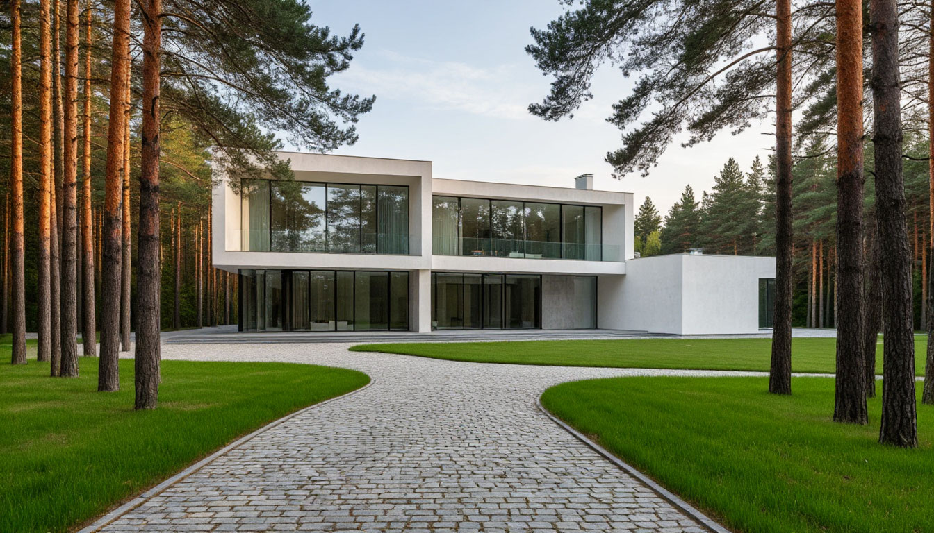 Современный коттедж, проект под ключ в Истре фото