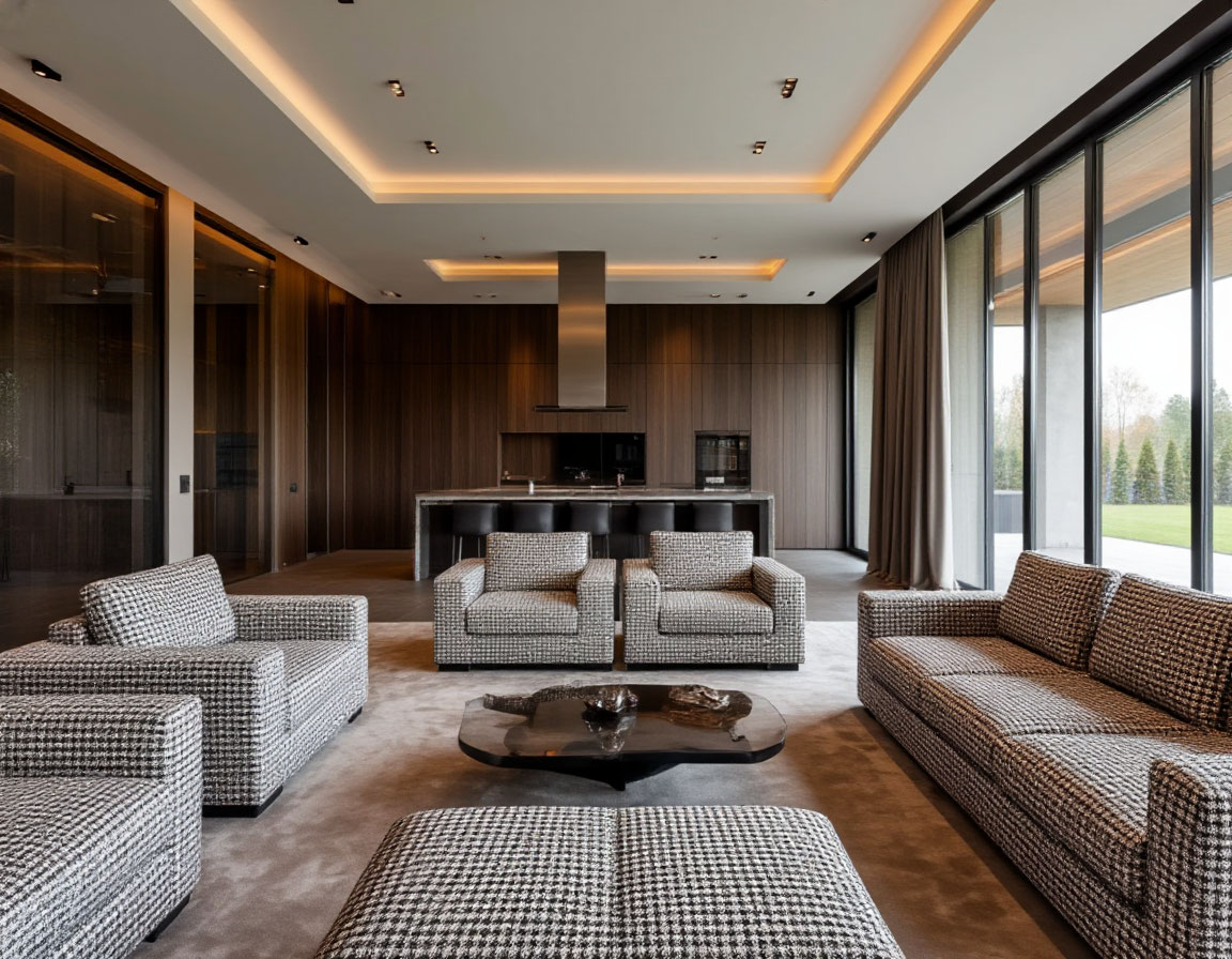 Цена ремонт особняка в современном стиле