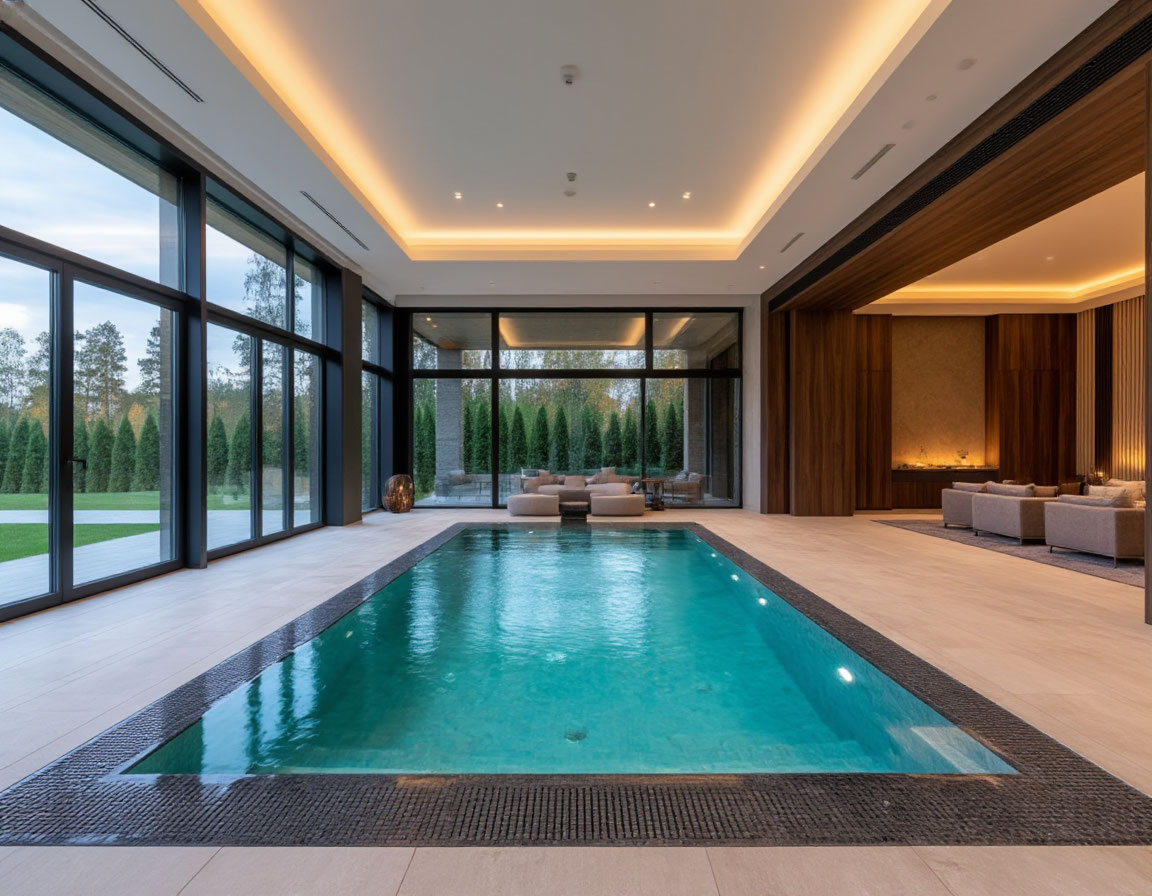 Эксклюзивная реставрация поместья в Новой Москве: СПА-пристройка, бассейн с противотоком