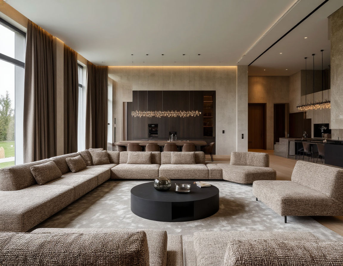 Элитная отделка коттеджей под ключ фото